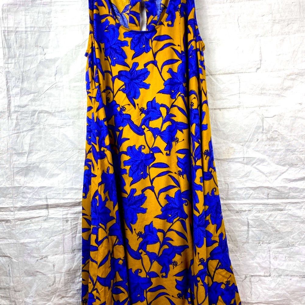 H & M Floral Sundress A-line Sz Med - Picture 4 of 4
